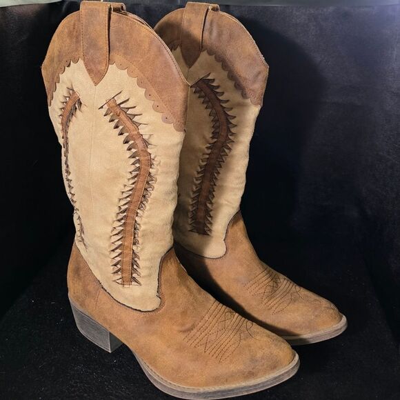 Womens Cowboy Boots Size 10m